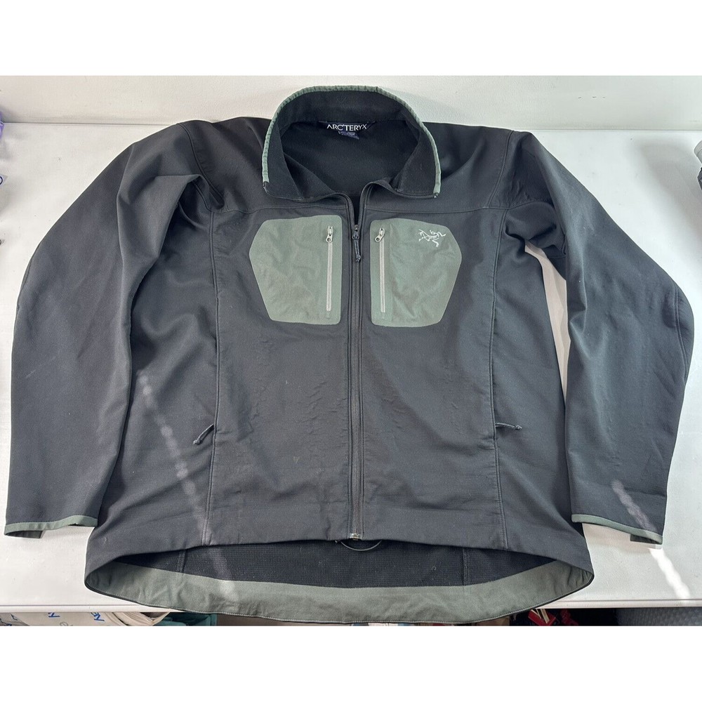 arcteryx mens hommes herren jacket CA#34438 Sz XL Black